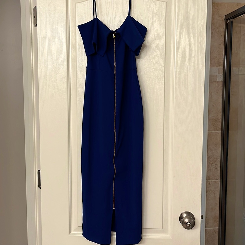 Women’s royal blue midi dress size 0